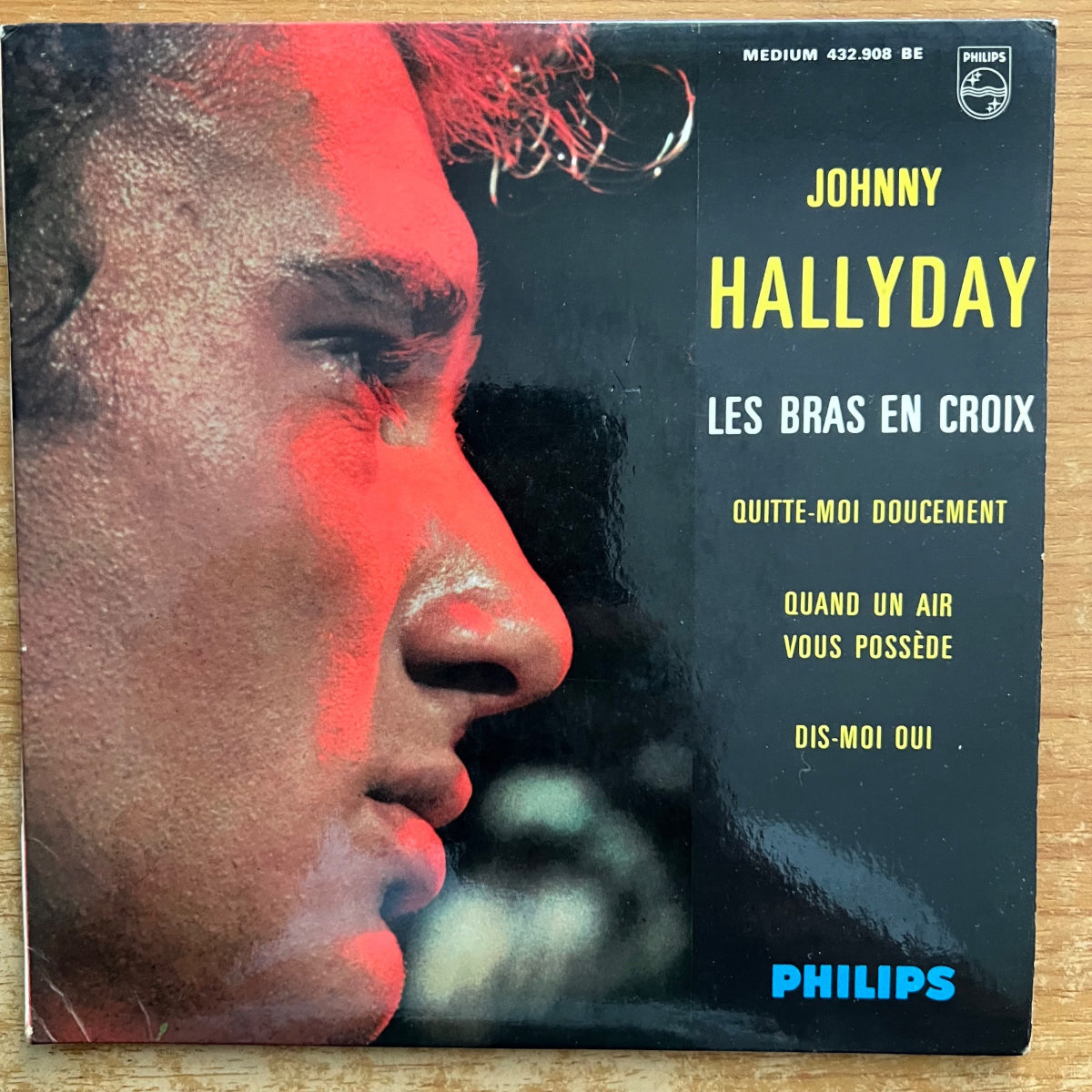 Johnny Hallyday - Les Bras En Croix / 7" EP - 1. France-Press. 1963 - (VG+/VG++)
