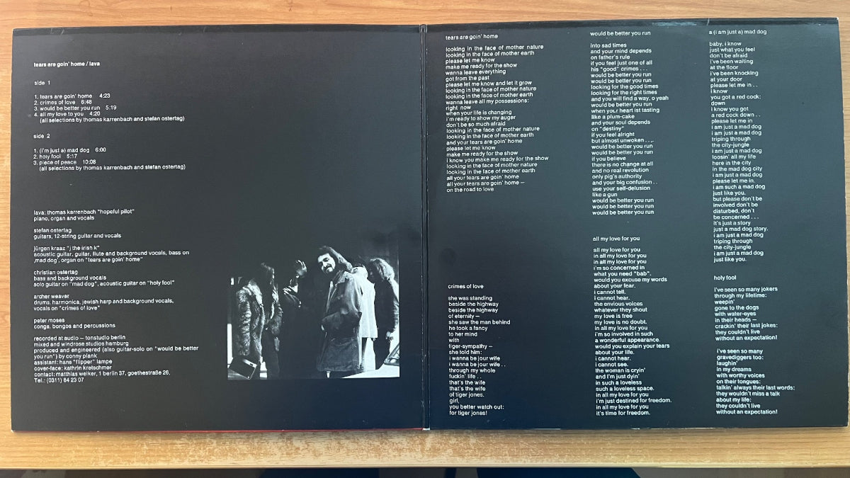 Lava - Tears Are Goin' Home / 1. D-Press. 1973 - (M-/M-)