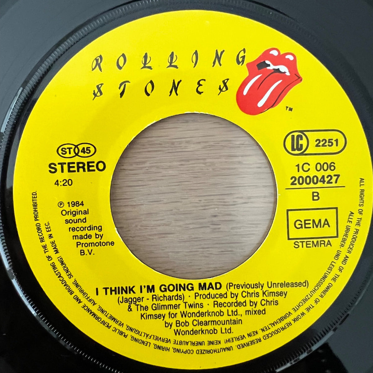 Rolling Stones - She Was Hot / 1. D-Press. 1984 - (VG++/VG+)