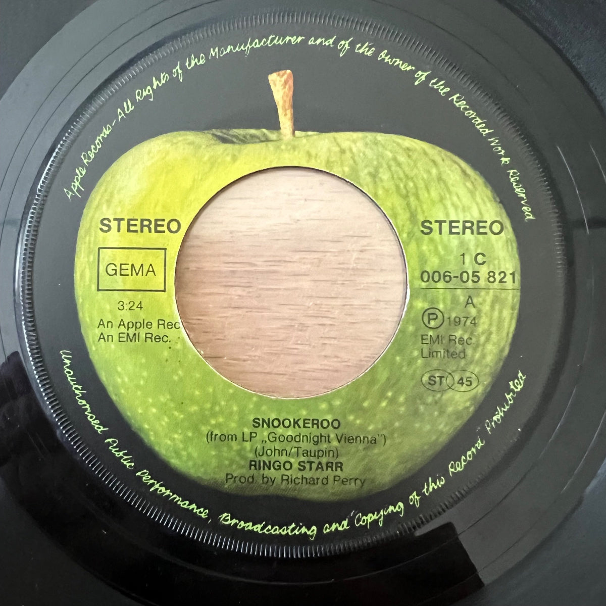 Ringo Starr - Snookeroo / 1. D-Press. 1975 -(VG+/VG+)