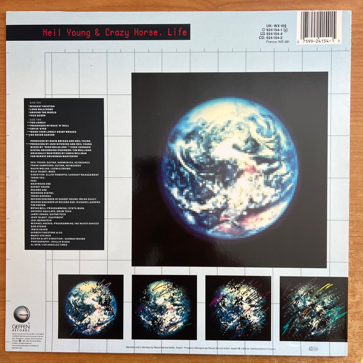 Neil Young & Crazy Horse - Life / 1. D-Press. 1987 - (M-/M-)