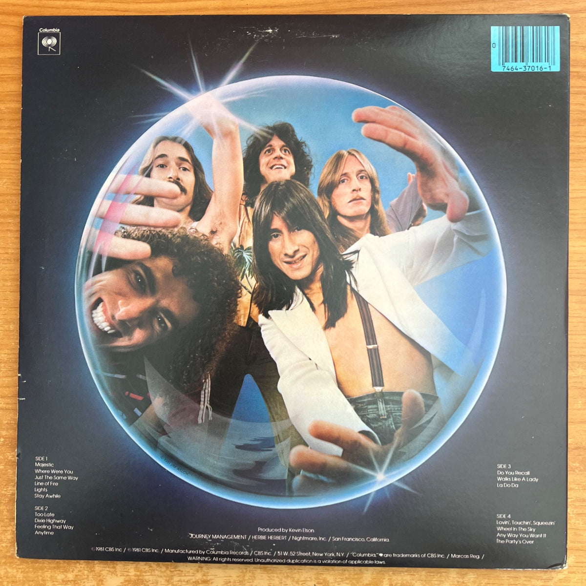 Journey - Captured / 2 LP & Poster - 1. US-Press. 1981 - (M-/VG++)