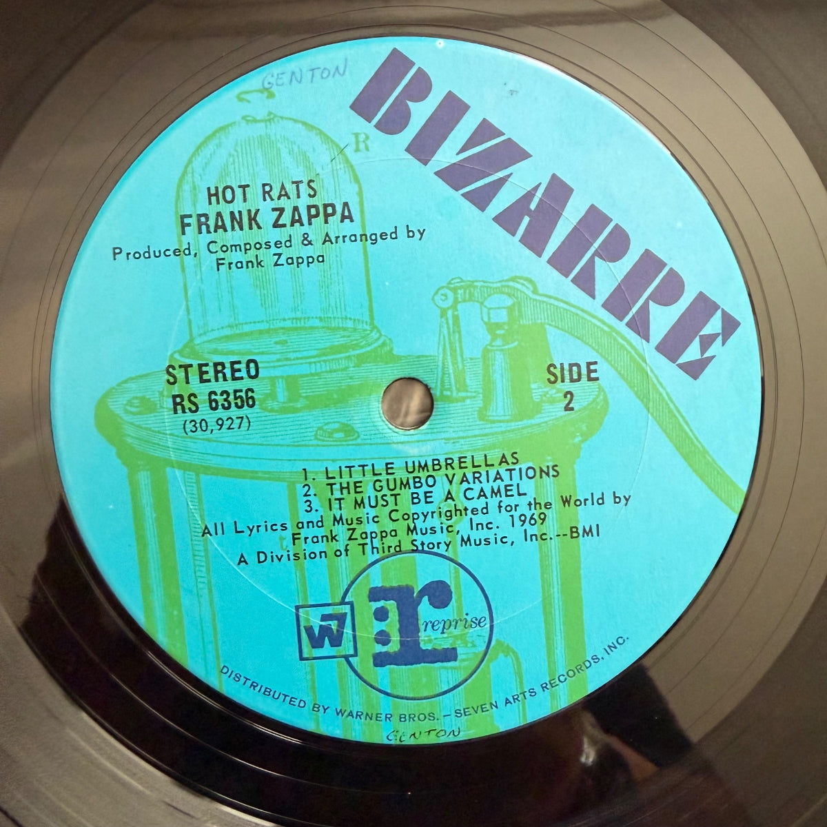 Frank Zappa - Hot Rats / 1. US-Press. 1969 - (VG/VG)