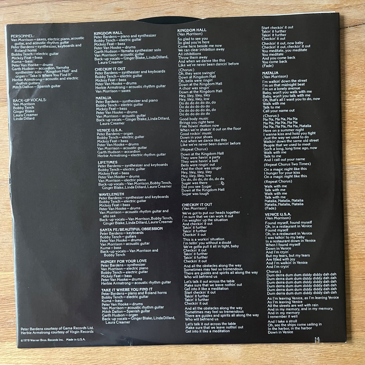 Van Morrison - Wavelength / 1. US-Press. 1978 - (M-/VG++)