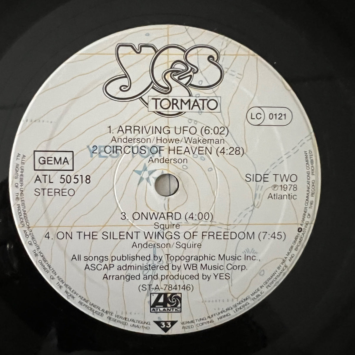 Yes - Tormato / 1. D-Press. 1978 - (M-/M-)