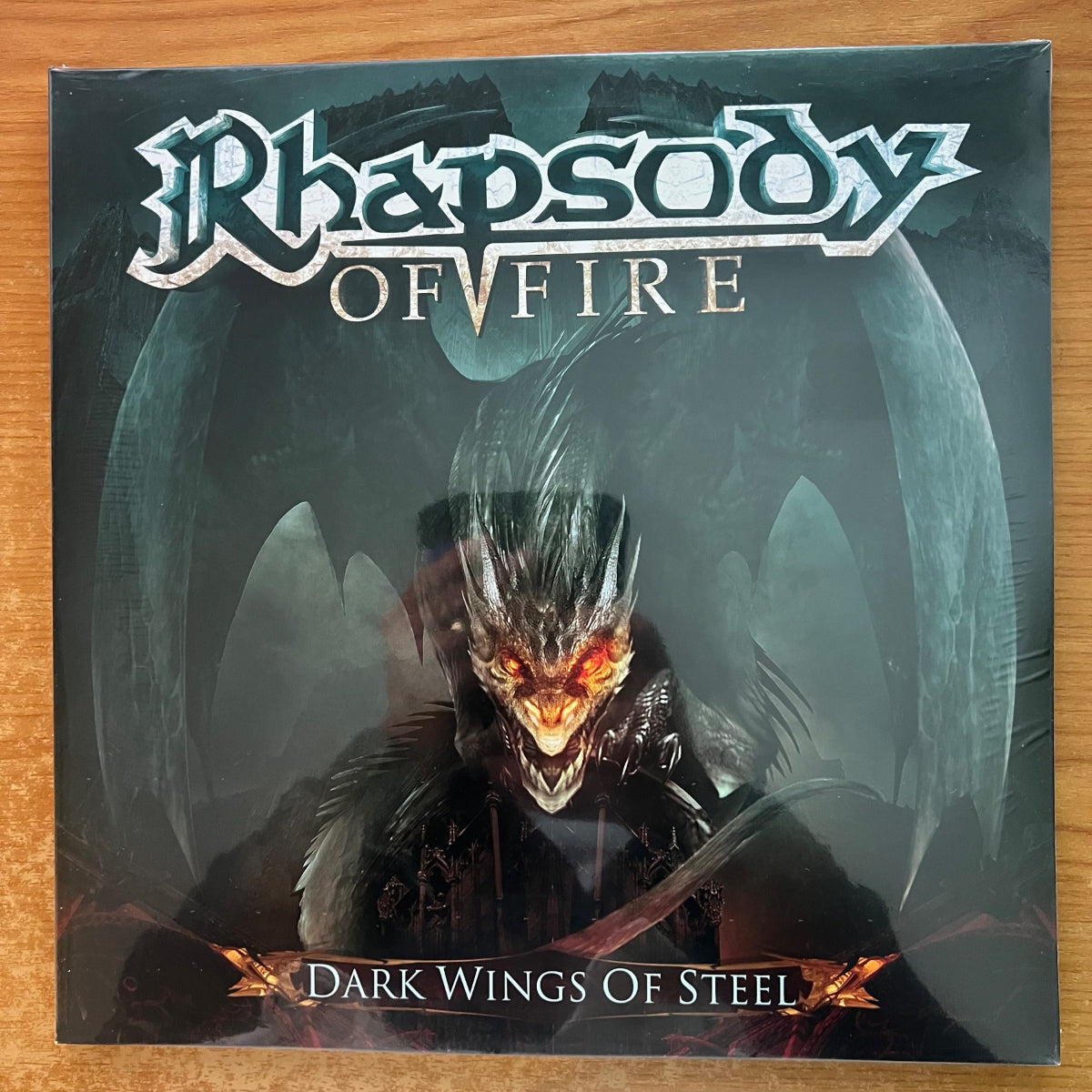 Rhapsody Of Fire - Dark Wings Of Steel / 1. D-Press. 2013 - Red Vinyl - (Mint & Sealed)