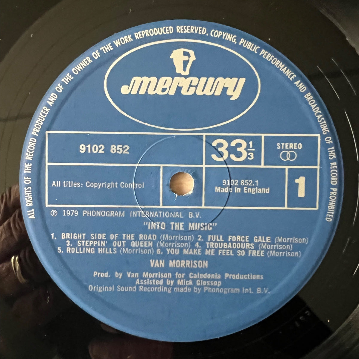 Van Morrison - Into The Music / 1. UK-Press. 1979 - (M-/VG+)