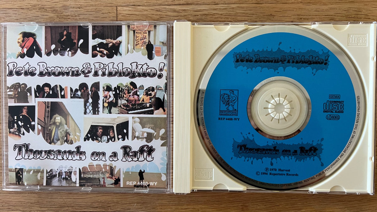 Pete Brown & Piblokto - Thousands On A Raft / CD - 1. D-Press. 1994 - (M-/M-)