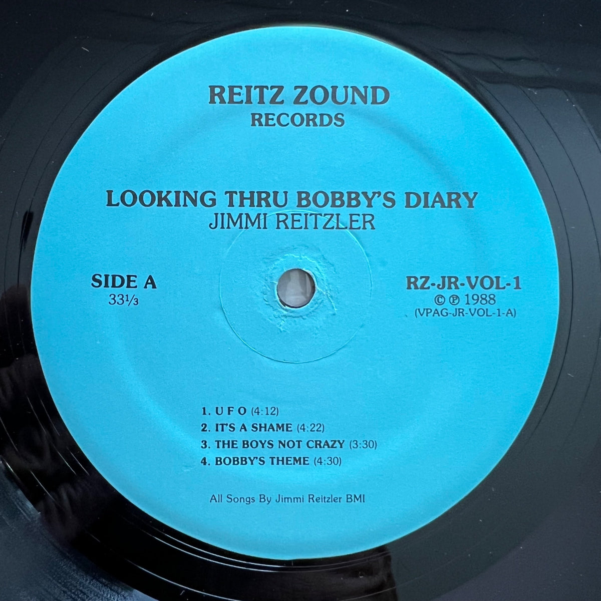 Jimmi Reitzler - Looking Thru Bobby's Diary / 1. US-Press. 1988 - (M-/VG++)