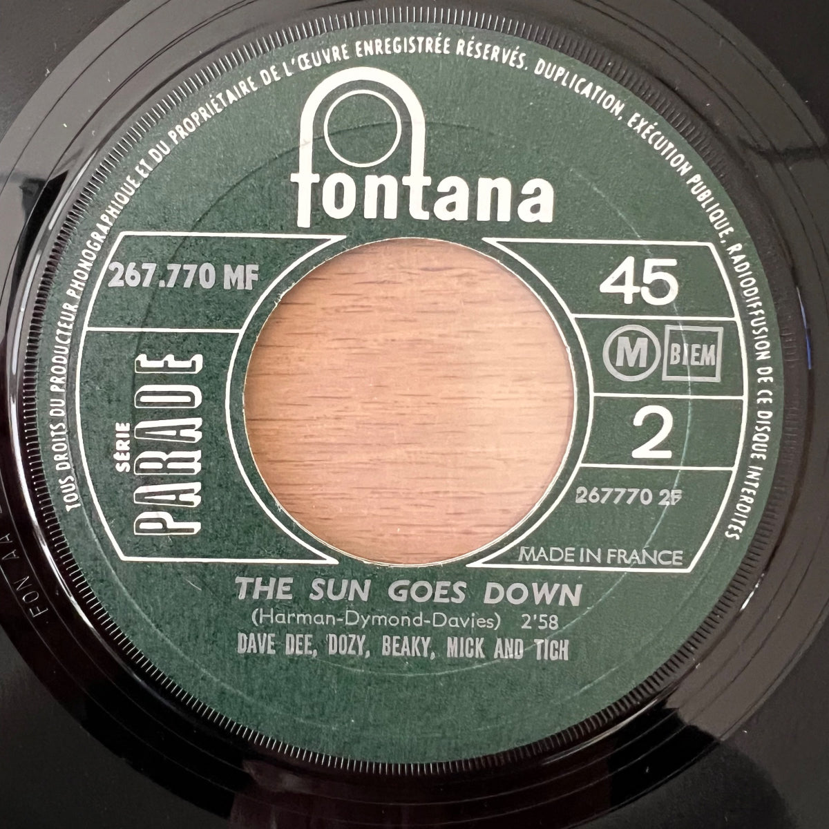 Dave Dee, Doizy, Beaky, Mick & Tich -Zabadak / 1. France-Press. 1967 - (VG++/VG)
