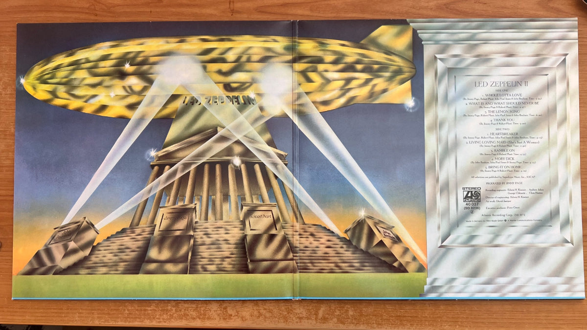 Led Zeppelin - II / D-Press. Reissue - (M-/M-)