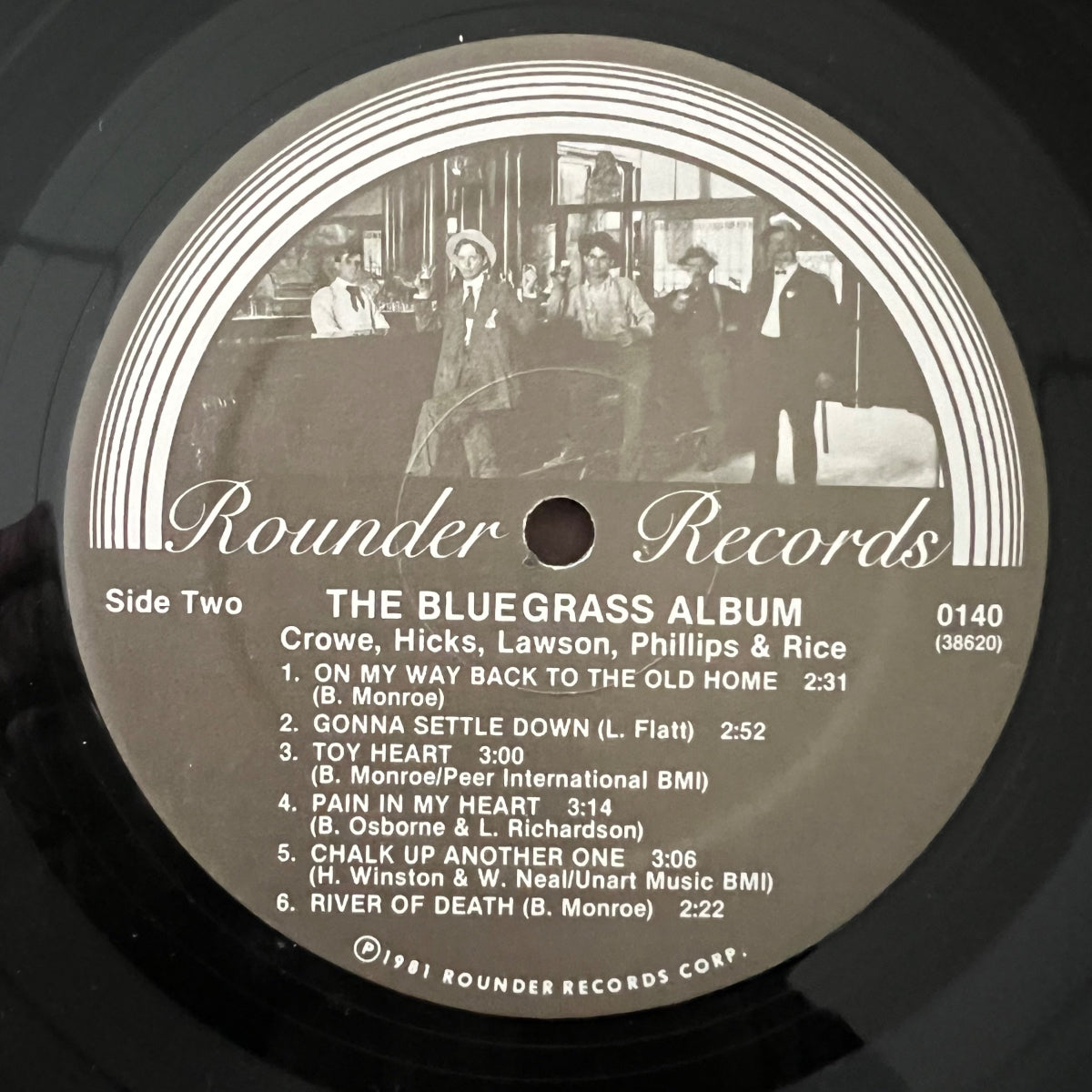J.D. Crowe, Tony Rice, Bobby Hicks, Doyle Lawson, Todd Phillips .- The Bluegrass Album / 1.US-Press. 1981