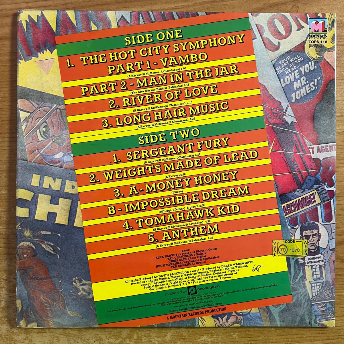 Sensational Alex Harvey Band - The Impossible Dream / UK-Press. 1979 - (M-/M-)