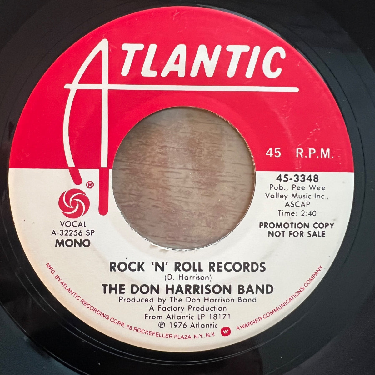 Don Harrison Band - Rock 'N' Roll Records / US-Promo 1976 - (M-/Neutral)