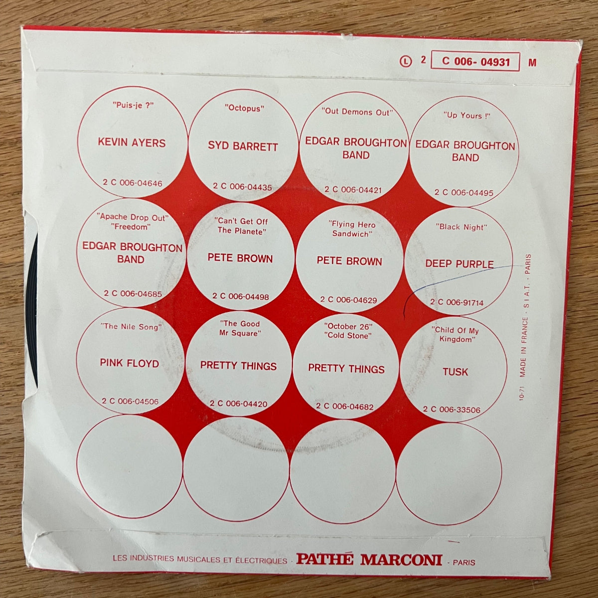 Move - Chinatown / 1. France-Press. 1971 - (VG++/VG)