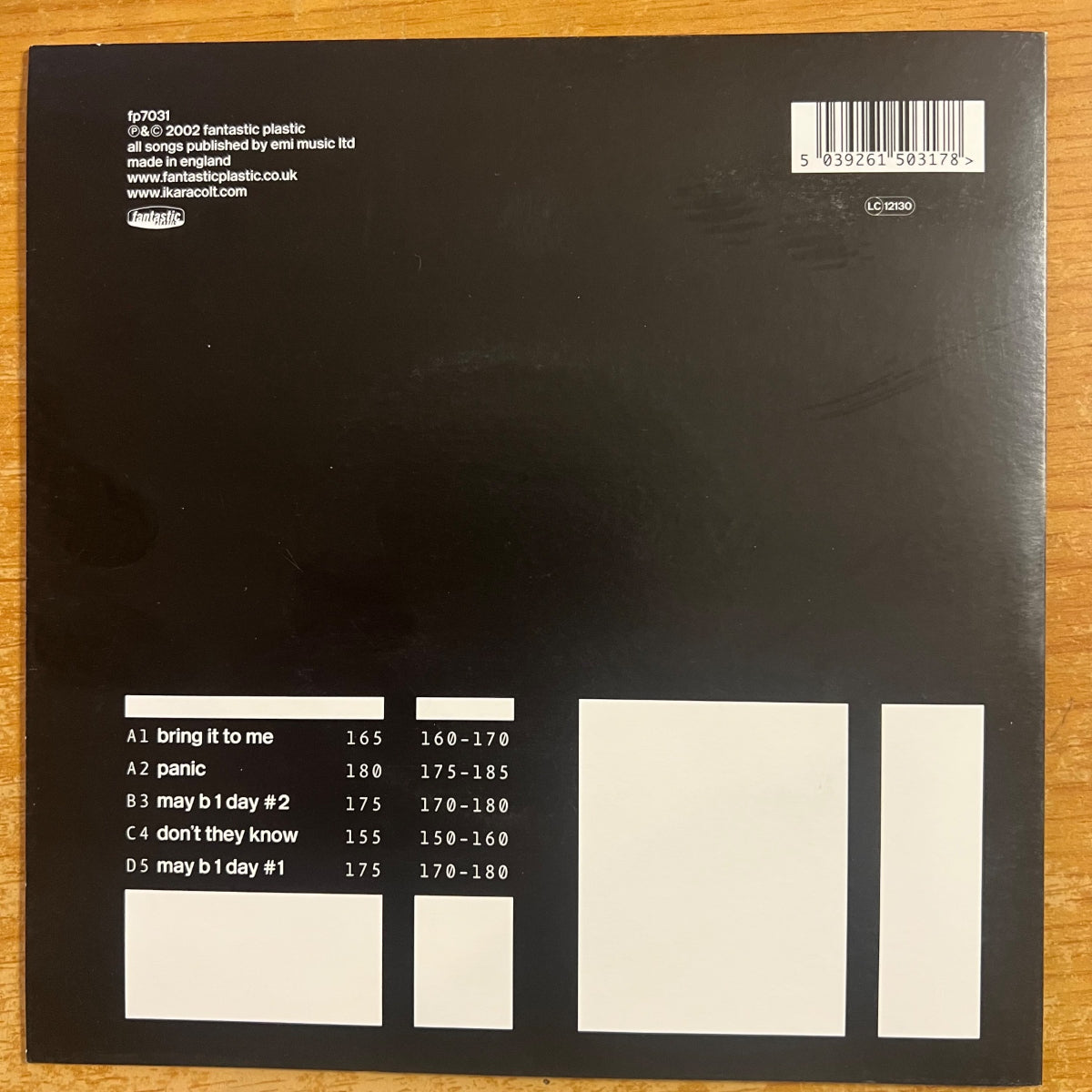 Ikara Colt - Basic Instructions EP / 2x7" - 1st UK Press. 2002 - (M-/M-)