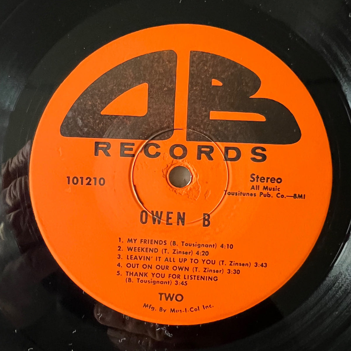 Owen-B - Same / EU-Press. 1988 - (M-/VG++)