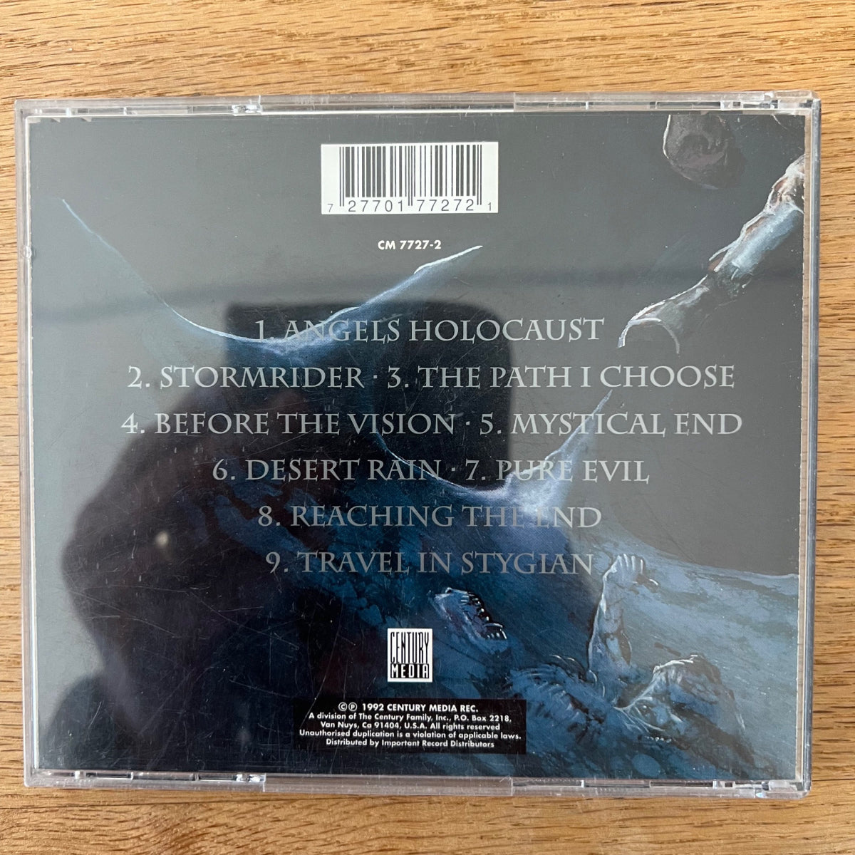 Iced Earth - Night Of The Stormrider / CD - US-Press. 1992 - (VG+/M-)