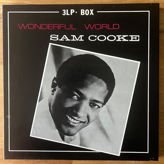 Sam Cooke - Wonderful World / 3 LP box - 1st EU press. 1986 - (M-/VG++)