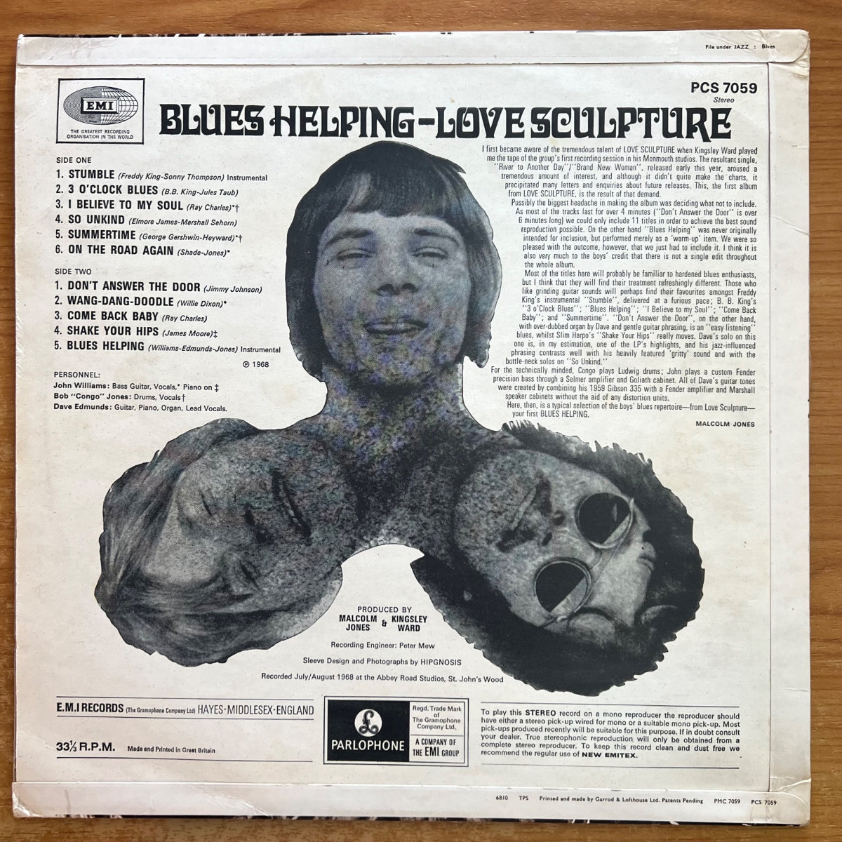 Love Sculpture - Blues Helping / 1. UK-Press. 1968 - (M-/VG++)