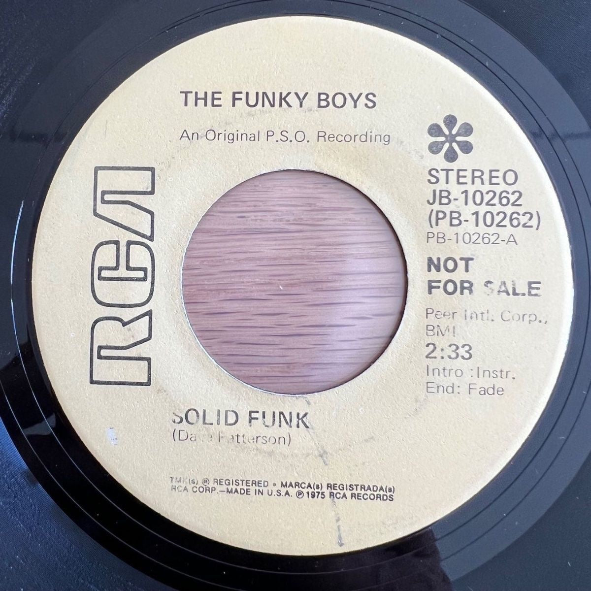 Funky Boys - Solid Funk / US Promo 1975 - (M-/Neutral)