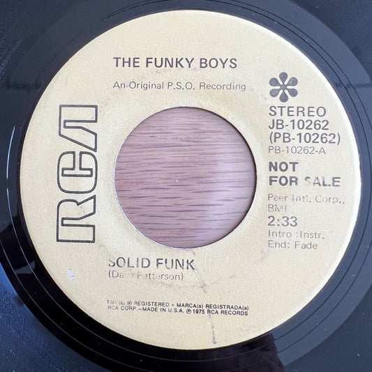 Funky Boys - Solid Funk / US Promo 1975 - (M-/Neutral)
