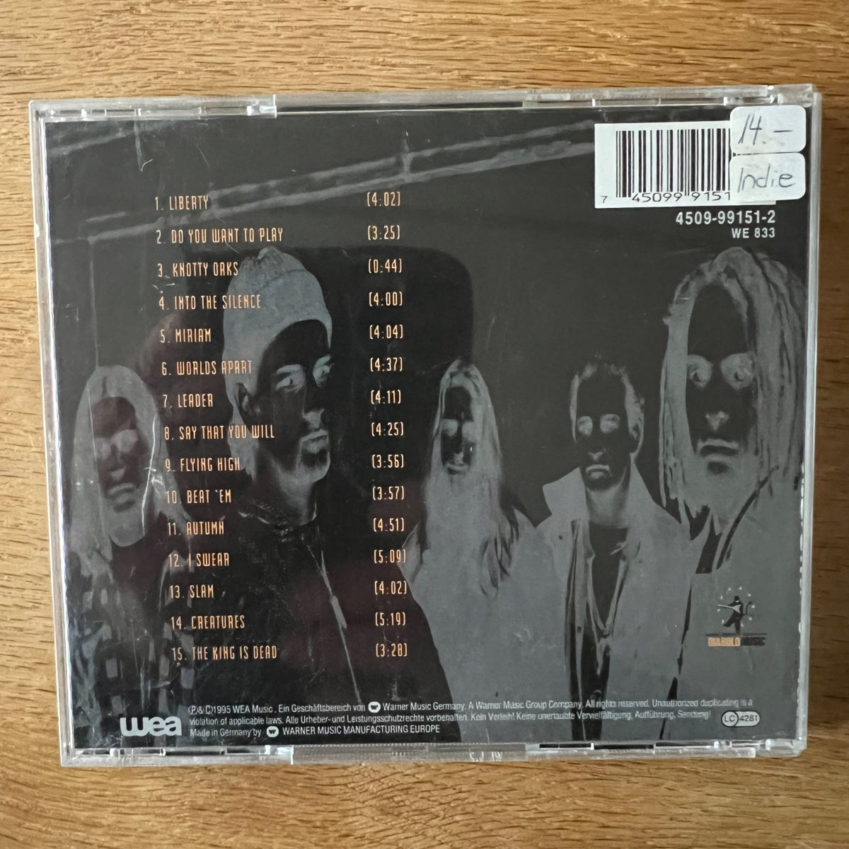 Violet - Into The Silence / CD - 1st D-Press. 1995 - (M-/M-)