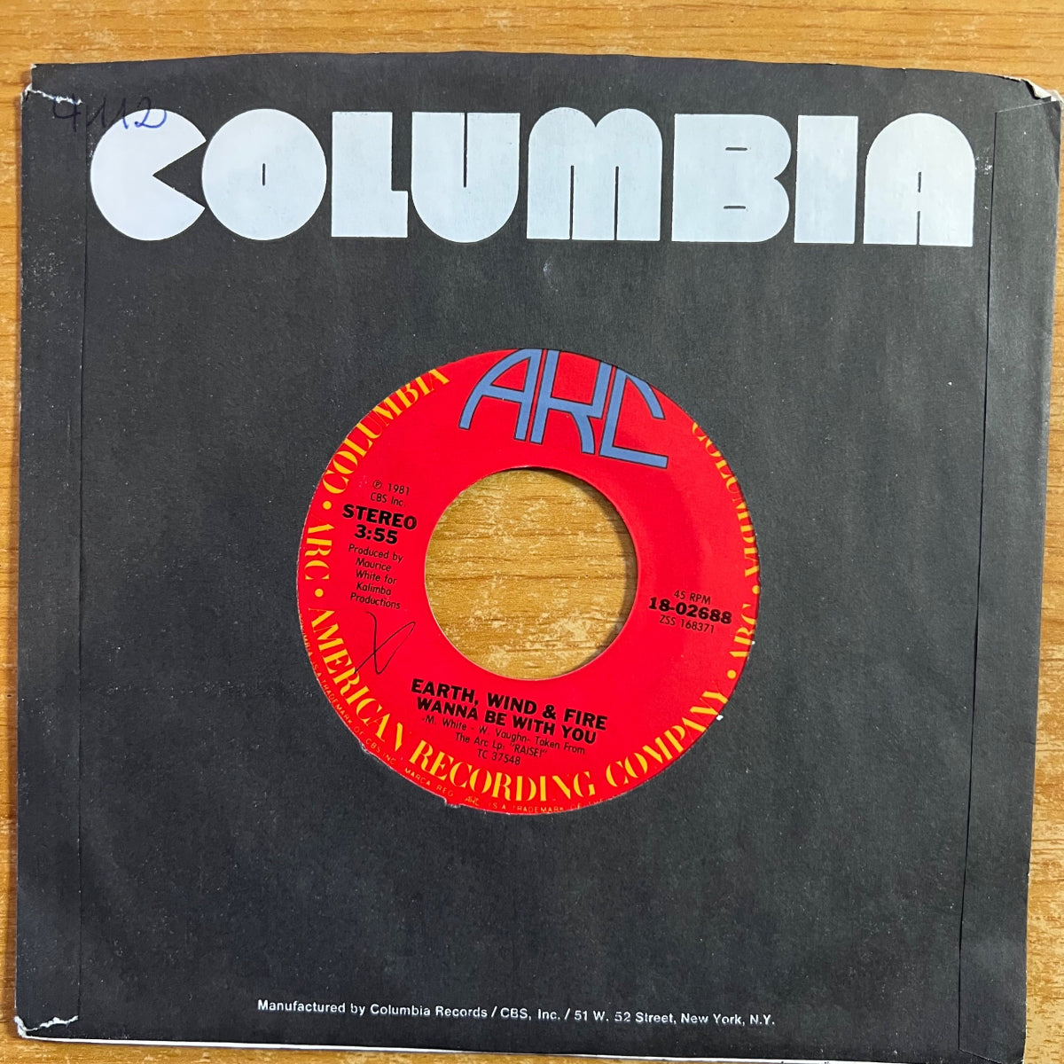 Earth, Wind & Fire - Wanna Be With You / 1. US-Press. 1981 - (M-/VG++)