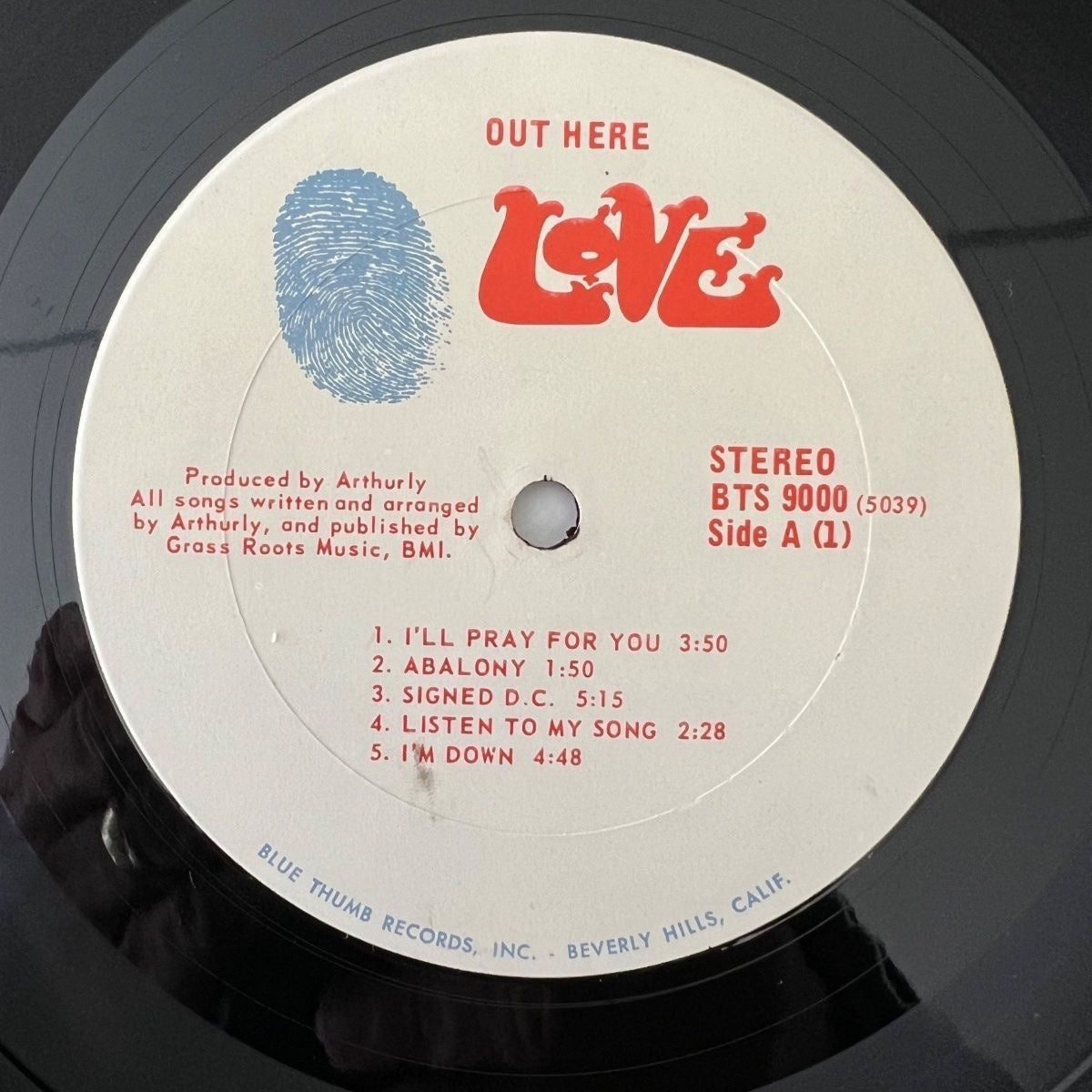 Love - Out Here / 2 LPs - 1. US-Press. 1969 - (M-/VG+)