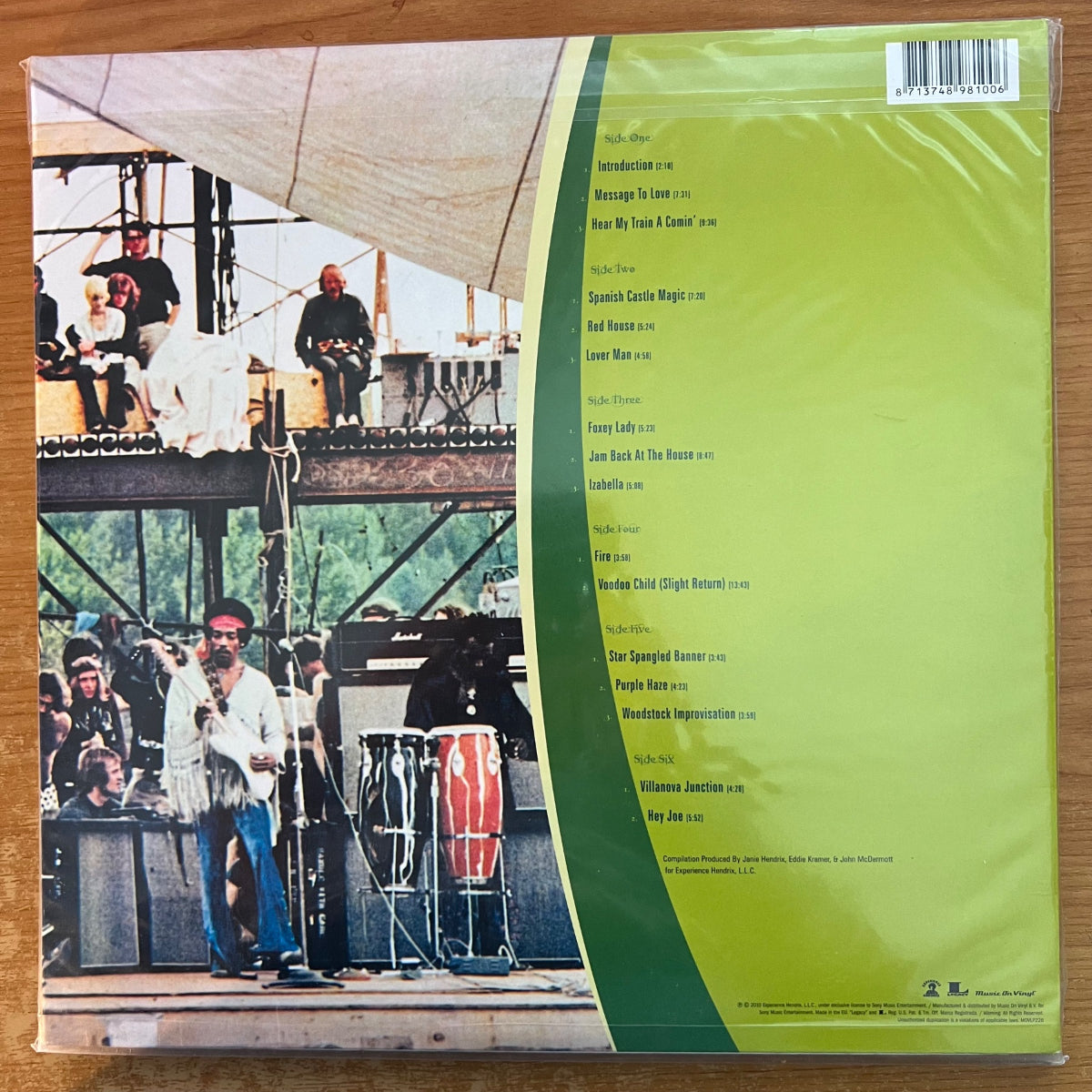 Jimi Hendrix - Live At Woodstock / 3 LP - US-Press. 2010 - Audiophile Edition - (Mint & Sealed)