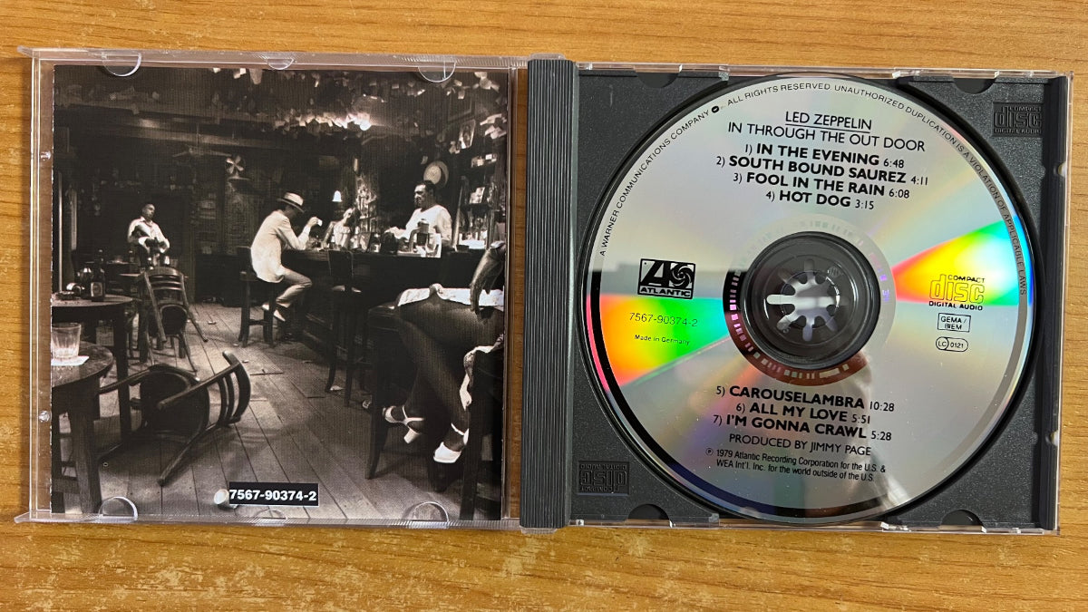 Led Zeppelin - In Through The Out Door / CD - D-Press. 1993 - (M-/M-)