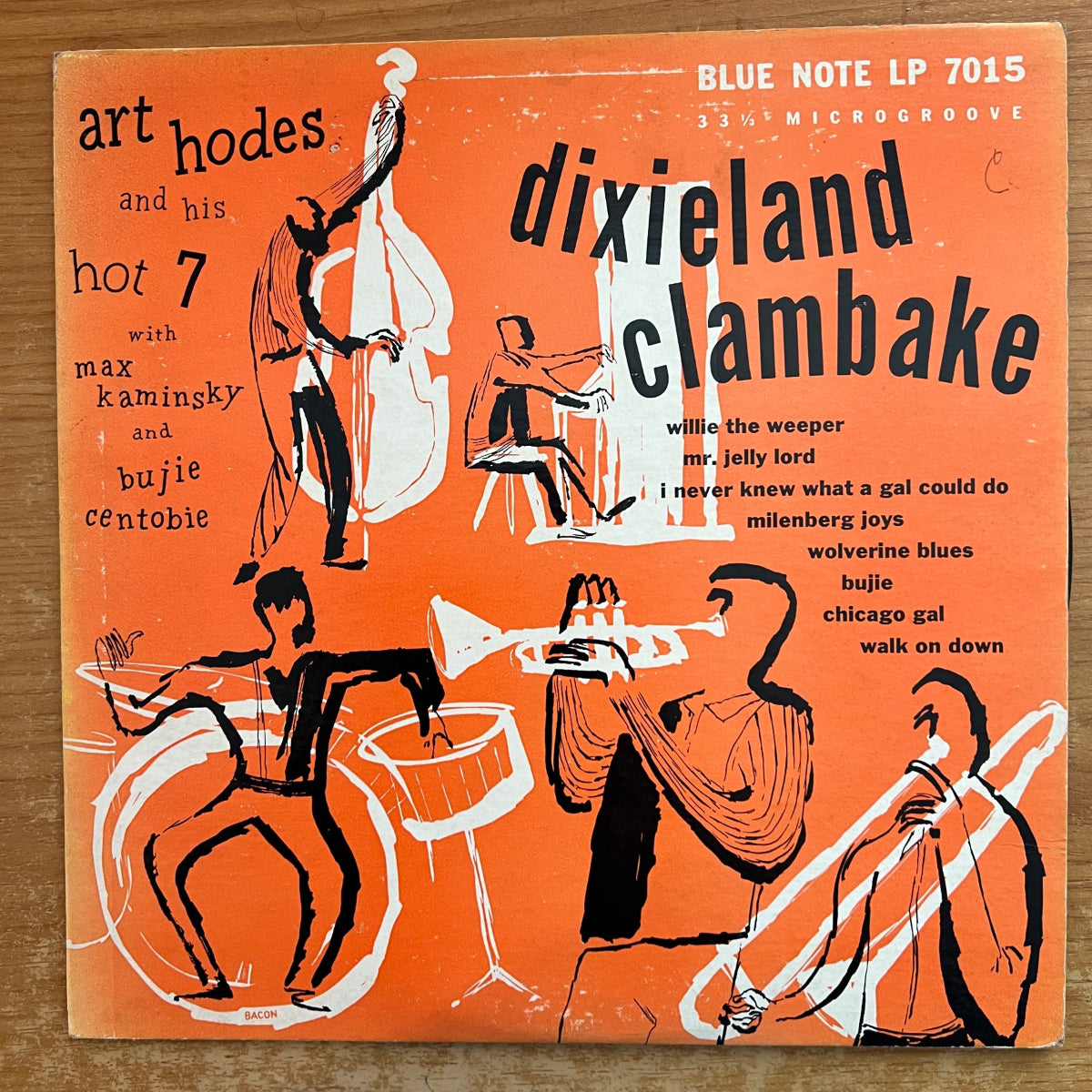 Art Hodes' Hot Seven - Dixieland Clambake / 1.US-Press. 1954 - (VG++/VG+)