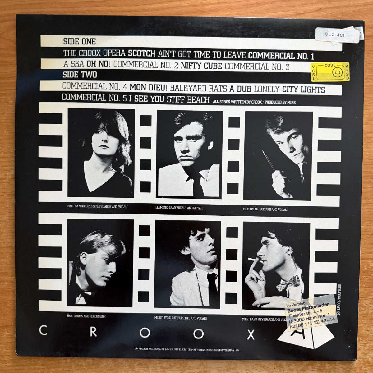 Croox - A / 1. D-Press. 1980 - (M-/VG++)