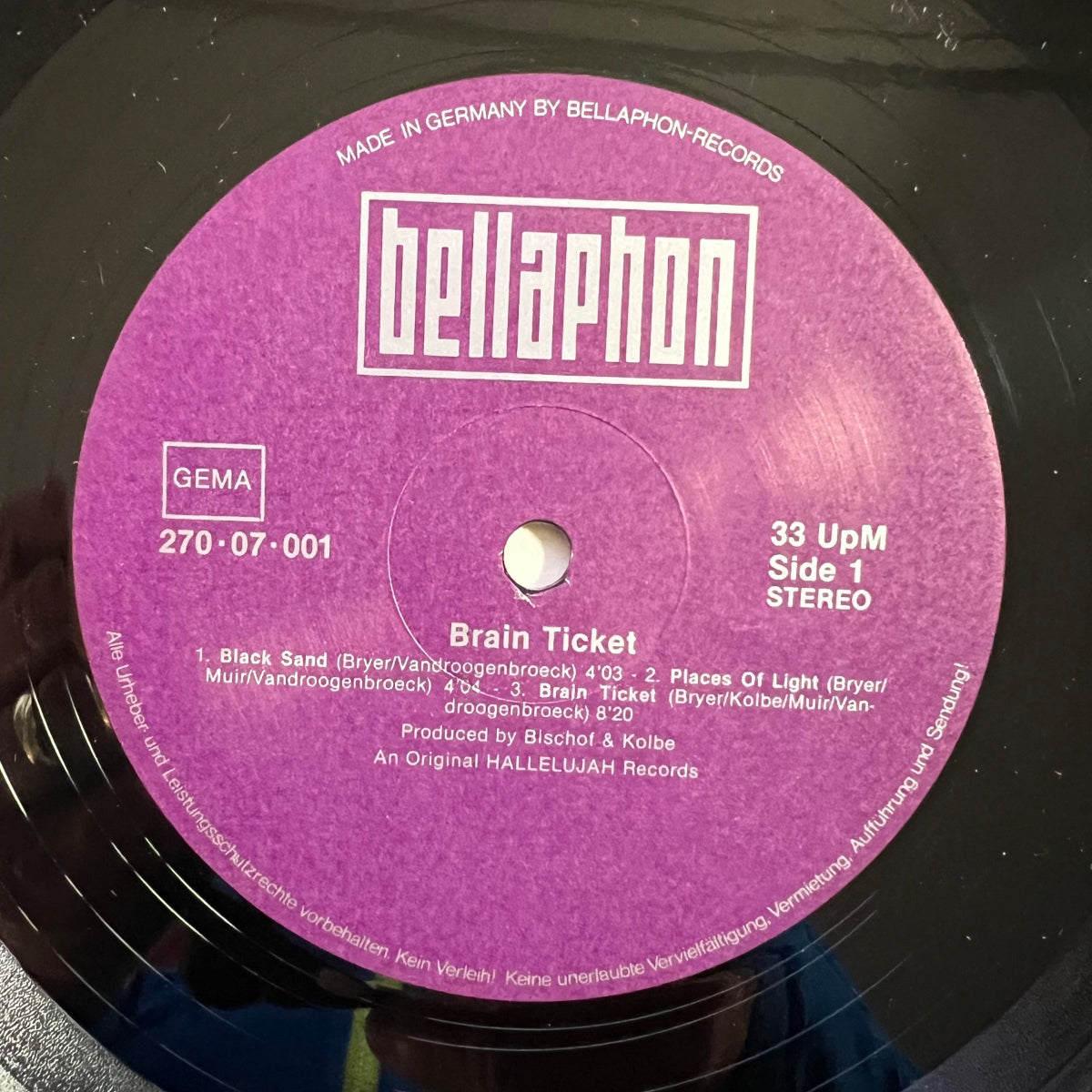 Brainticket - Cottonwoodhill / D-Press. RE - (VG++/VG++)