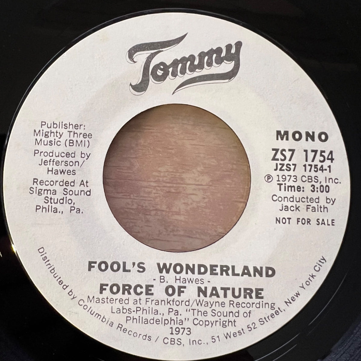 Force Of Nature - Fool's Wonderland / US-Promo 1973 - (VG+/Neutral)
