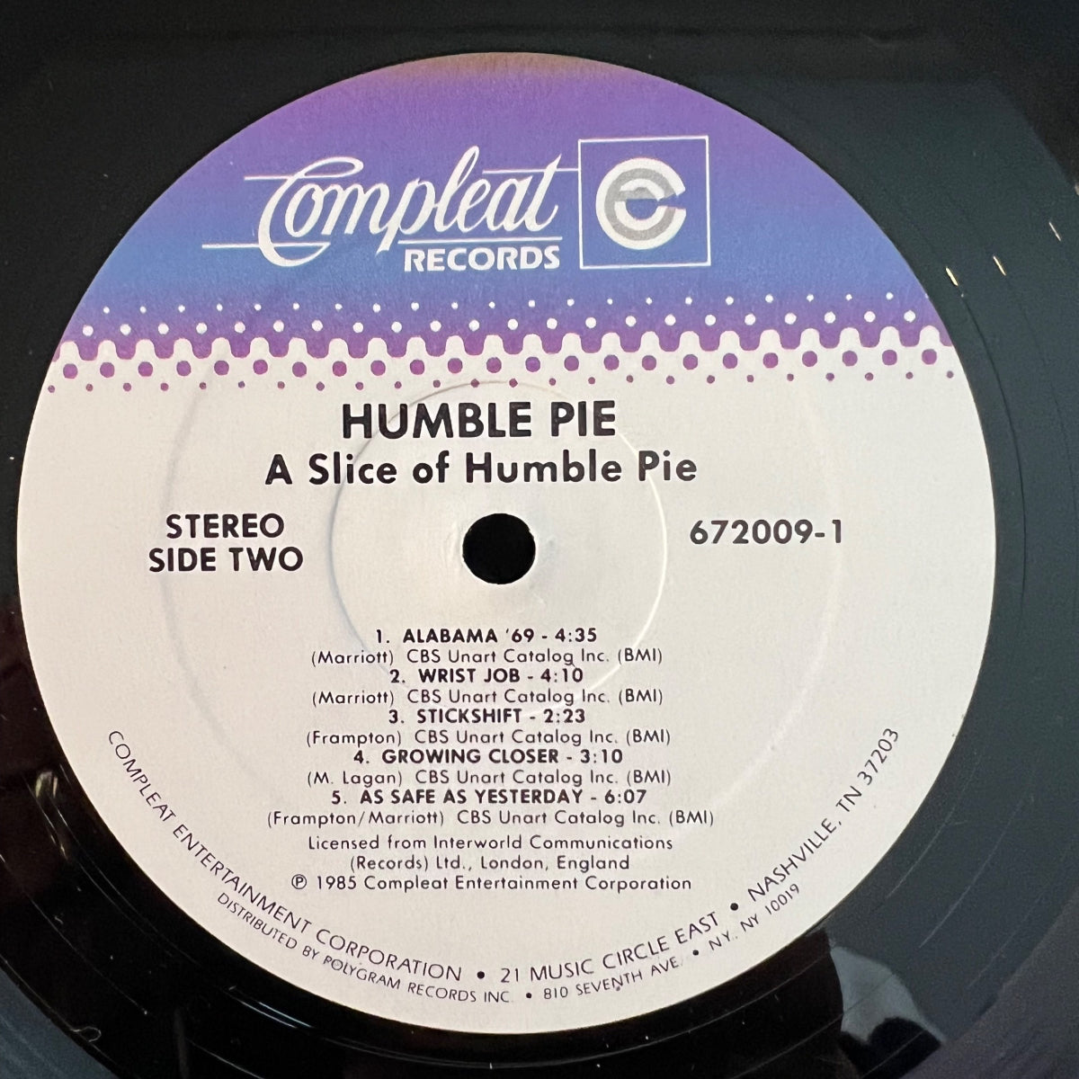 Humble Pie - A Slice Of Humble Pie / 2 LP - 1ère édition américaine. 1985 - (M-/VG+)