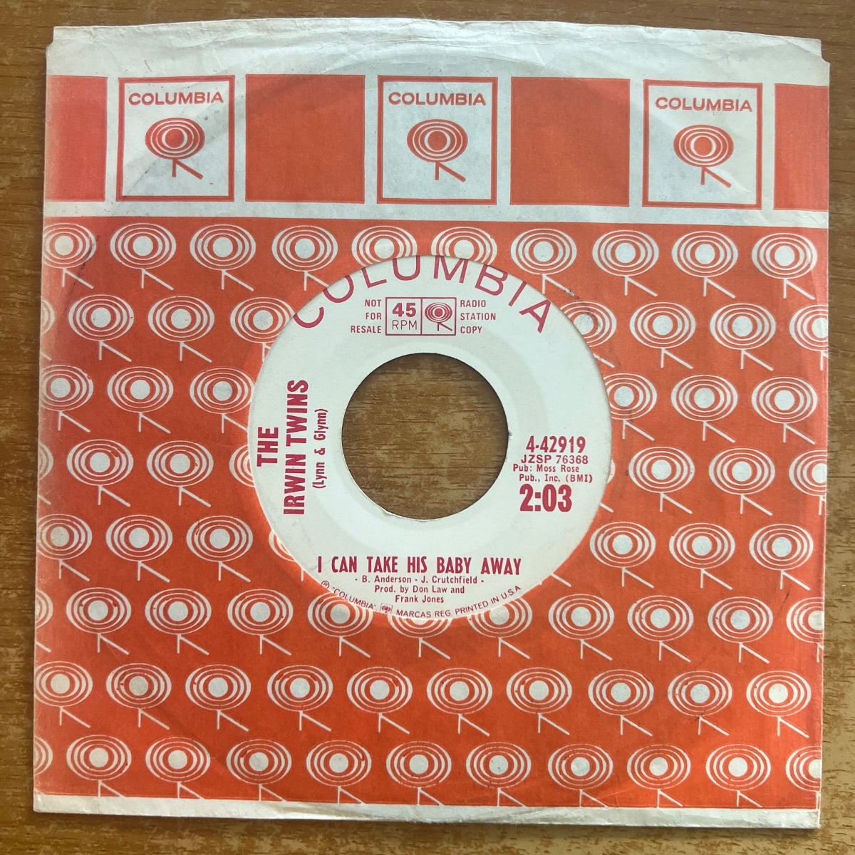 Irwin Twins - Vera Cruz / US-Promo 196? - (VG+/VG+)
