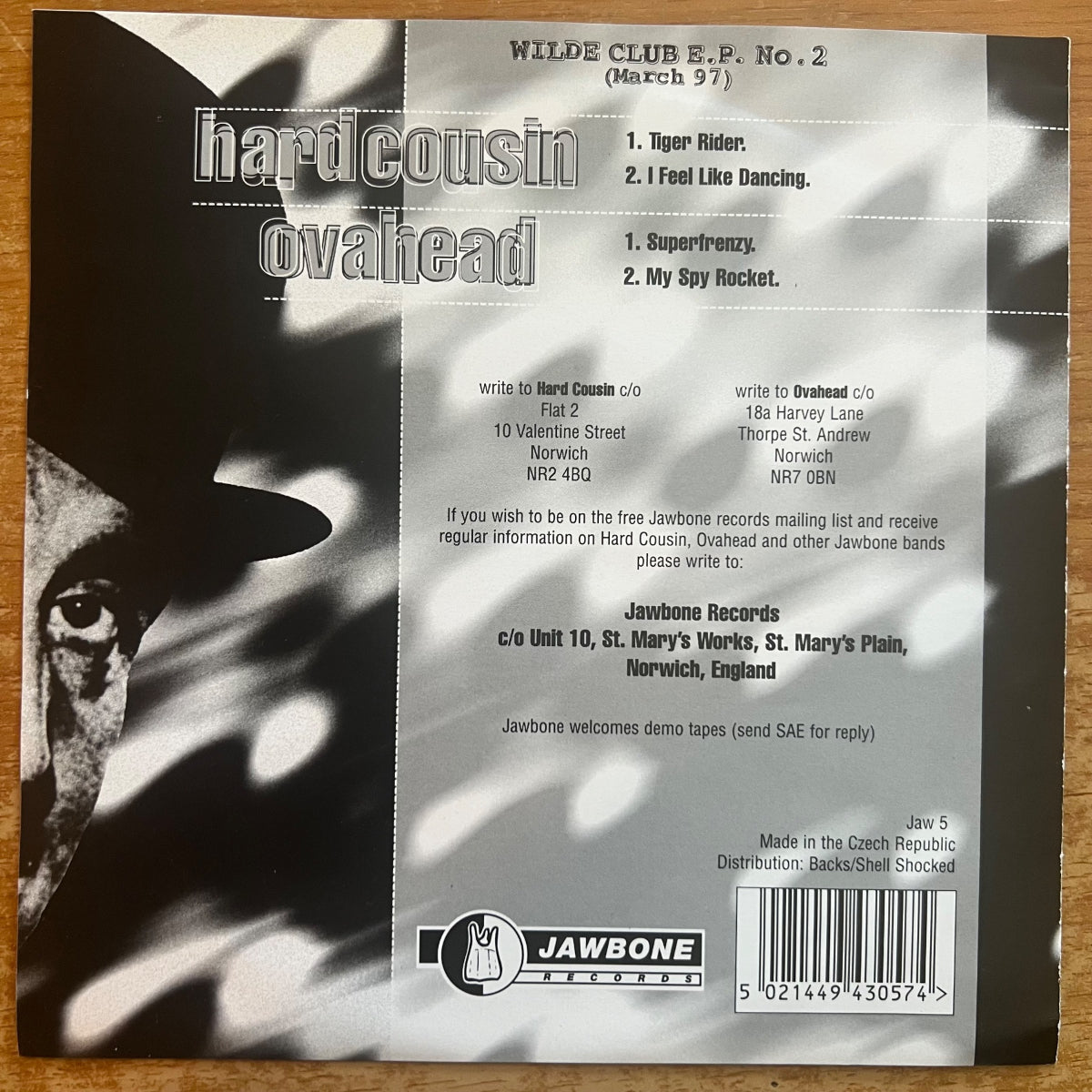 Hard Cousin, Ovahead - Wild Club E.P No. 2 / 1. UK-Press. 1997 - 4-Track EP - (M-/M-)