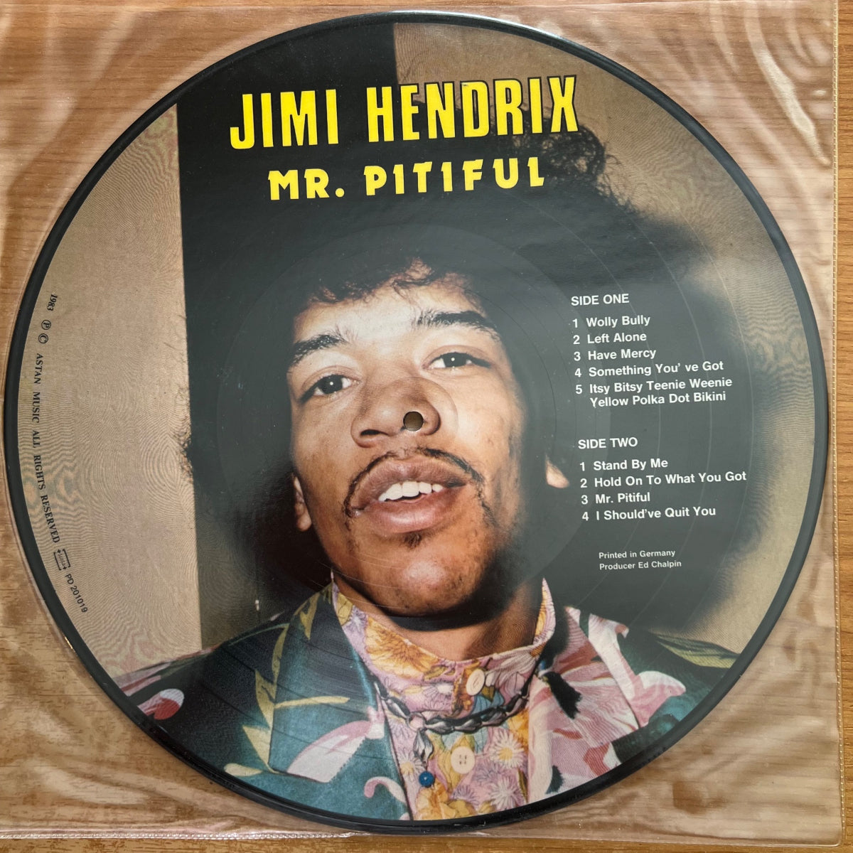 Jimi Hendrix - Mr. Pitful / Picture Disc - 1. D-Press. 1983 - (M-/Plastic Cover)