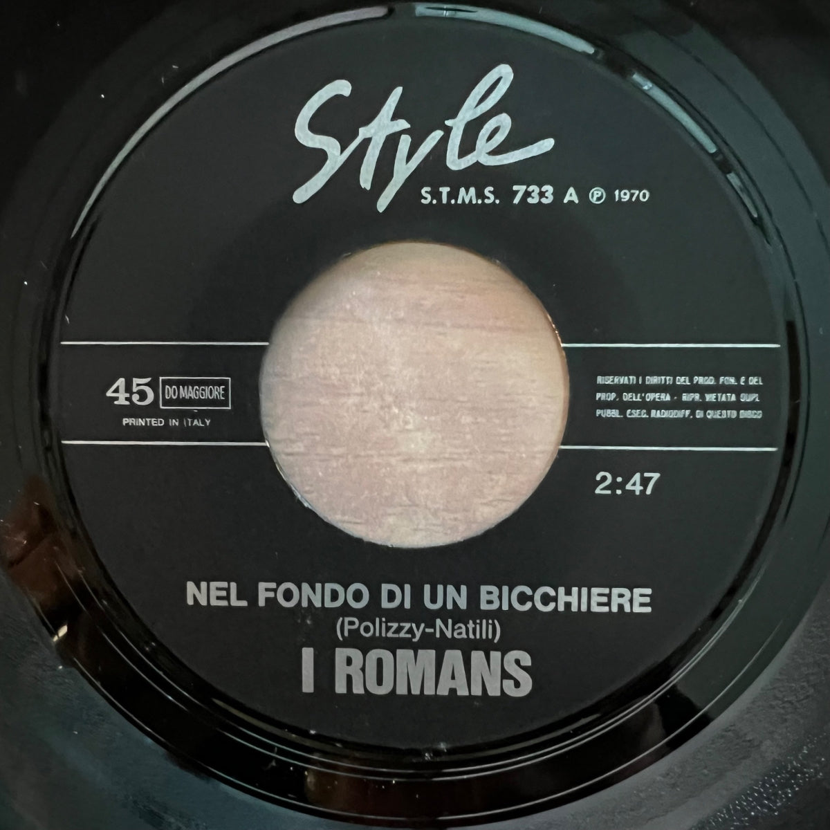 I Romans - Nel Fondo Di Un Bicchiere / 1. Italy 1970 - (M-/VG++)