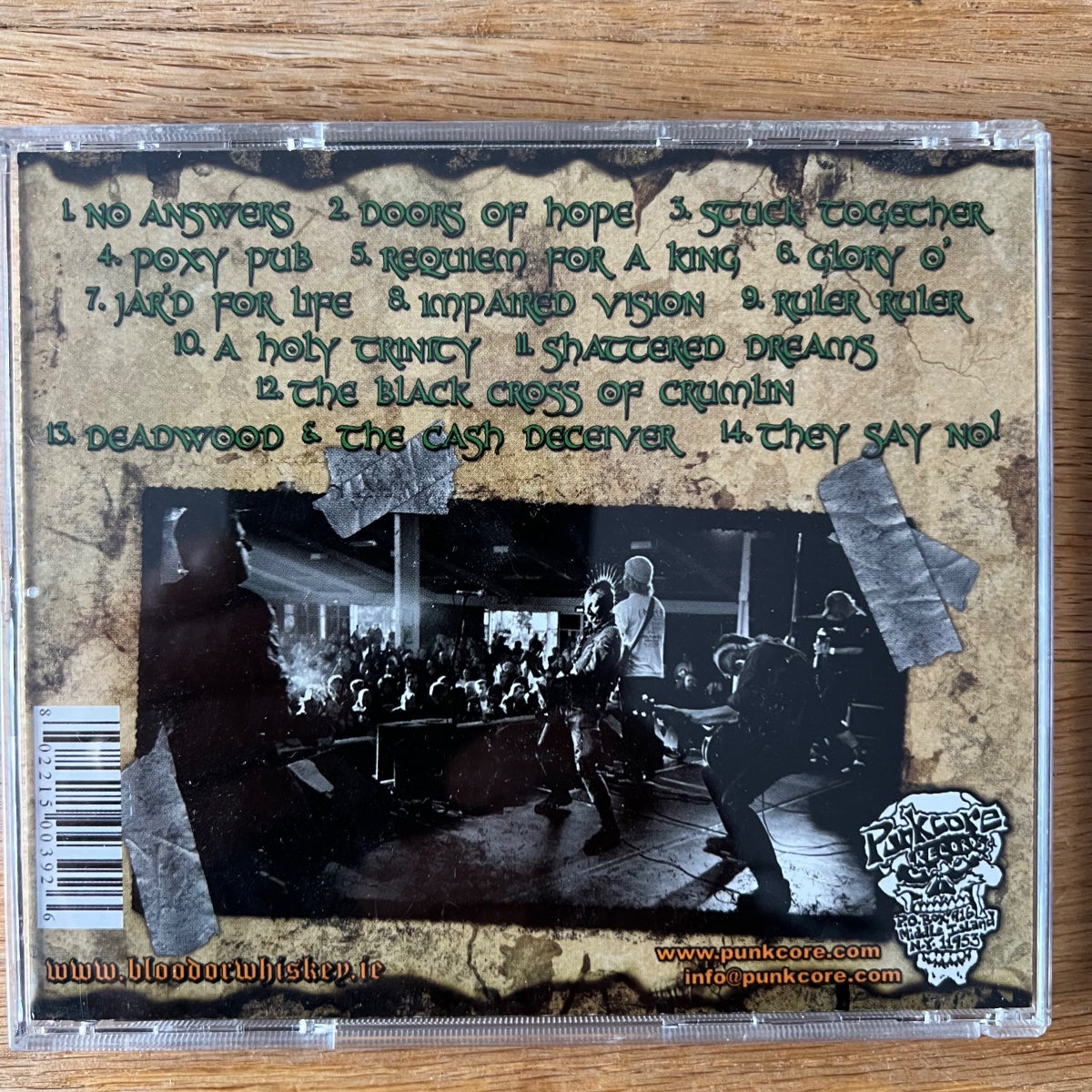Blood Or Whiskey - Cashed Out On Culture / CD - 1. US-Press. 2005 - (M-/M-)