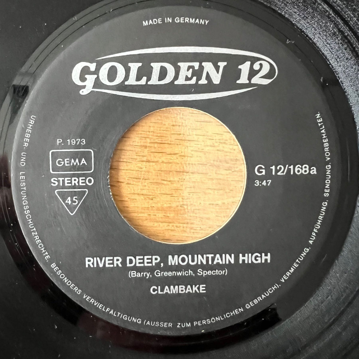 Clambake - River Deep, Mountain High / 1. D-Press. 1973 - (VG+/VG+)