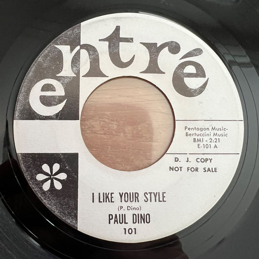 Paul Dino - I Like Your Style / 1. US-Press. 1963 - (VG+/Neutral)