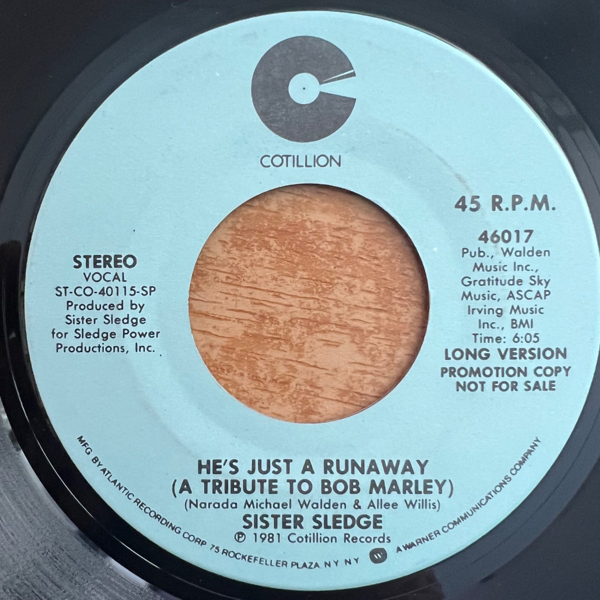 Sister Sledge - He's Just A Runaway / US-Promo 1981 - (M-/Neutral)