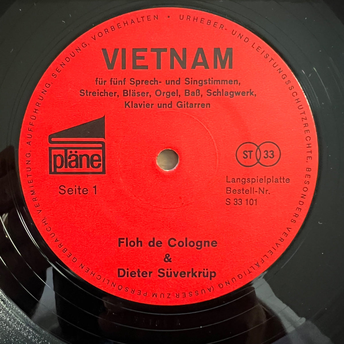 Floh De Cologne & Dieter Süverkrüp - Vietnam / 1. D-Press. 1968 - (VG++/VG++)