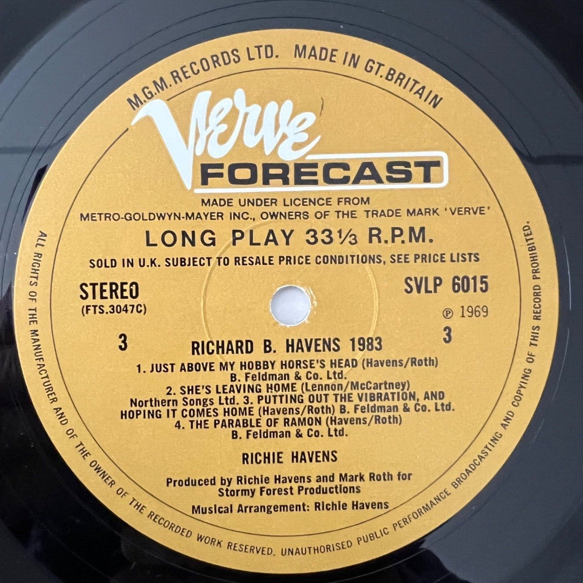 Richie Havens - Richard P. Havens 1983 / 2 LP - 1. UK-Press. 1969 - (VG++/M-)
