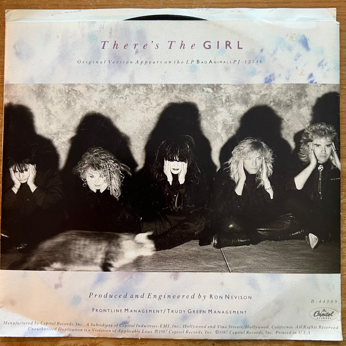 Heart - There's The Girl / 1. US-Press. 1987 - (M-/M-)