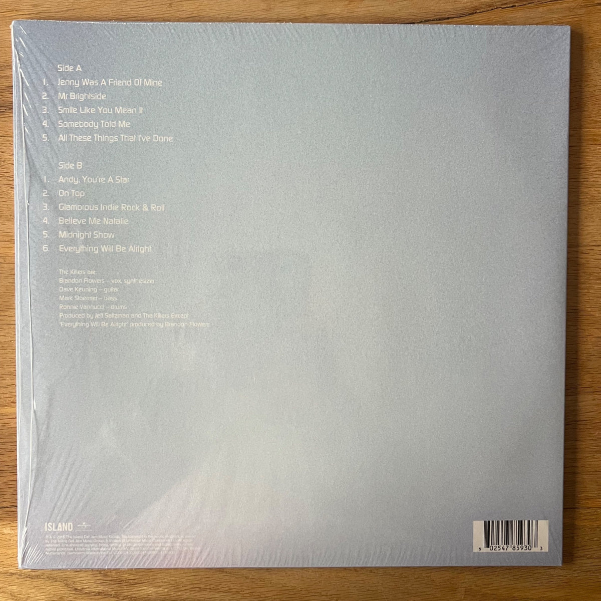 Killers - Hot Fuss / 1st EU Press. 2016 - (Mint)