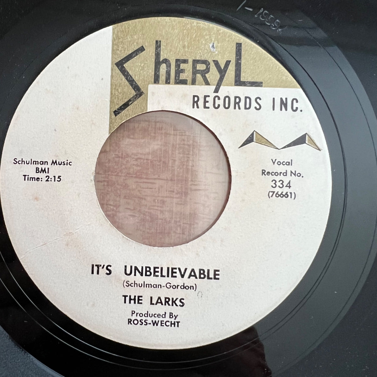 Larks - It's Unbelievable / 1. US-Press. 1961 - (VG++/Neutral)
