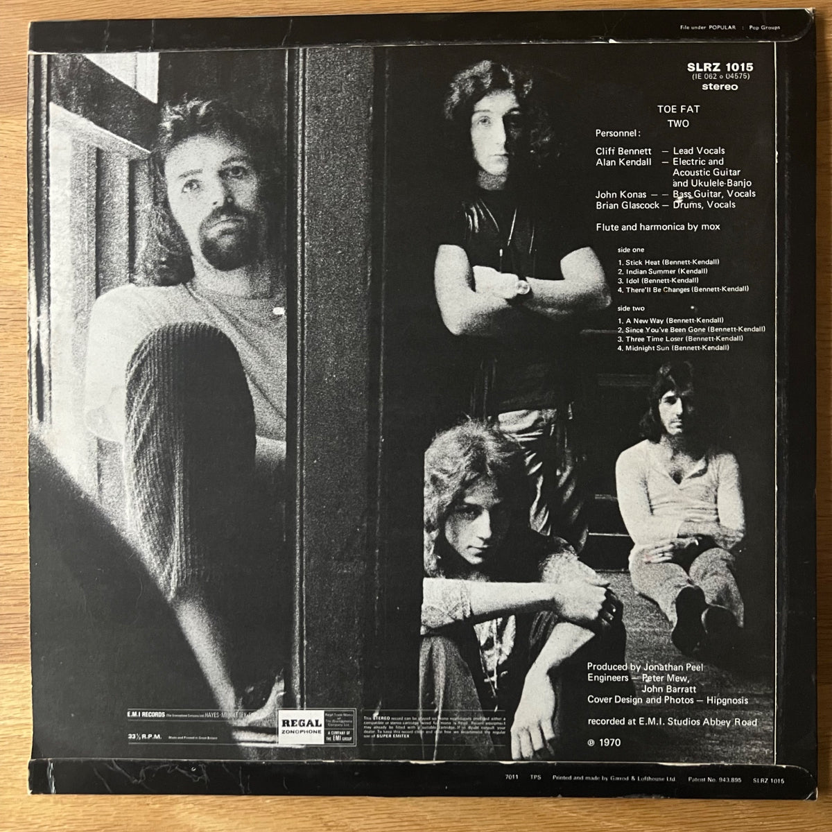 Toe Fat - Two / 1. UK-Press. 1970 - (VG++/VG++)